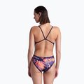 Дамски бански костюм от една част arena Reversible Swimsuit Challenge Back navy/multi 11