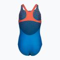 Дамски бански костюм от една част arena Kikko V Swim Pro Back blue china/calypso coral 3