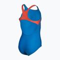 Дамски бански костюм от една част arena Kikko V Swim Pro Back blue china/calypso coral 4