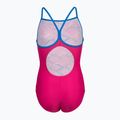 Дамски бански костюм от една част arena Daly Light Drop Back freak rose/blue china 3