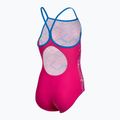 Дамски бански костюм от една част arena Daly Light Drop Back freak rose/blue china 4