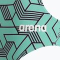Дамски бански костюм от една част arena Escape Challenge Back black/water blue multi 3