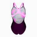 Дамски бански костюм от една част arena Imaginary Swim Pro Back black/shocking pink/multi 2
