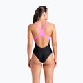 Дамски бански костюм от една част arena Imaginary Swim Pro Back black/shocking pink/multi 7