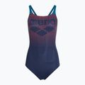 Дамски бански костюм от една част arena Foggy Dots Swim Pro Back navy/ blue cosmo