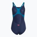 Дамски бански костюм от една част arena Foggy Dots Swim Pro Back navy/ blue cosmo 2