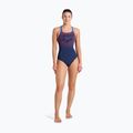 Дамски бански костюм от една част arena Foggy Dots Swim Pro Back navy/ blue cosmo 2