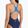 Дамски бански костюм от една част arena Foggy Dots Swim Pro Back navy/ blue cosmo 5