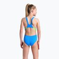Детски бански костюм от една част arena Star Shaped Swim Tech L blue river/soft green/multi 7