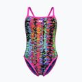 Дамски бански костюм от една част arena Reversible Swimsuit Challenge Back royal multi/shocking pink 2
