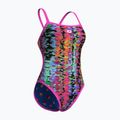 Дамски бански костюм от една част arena Reversible Swimsuit Challenge Back royal multi/shocking pink 8