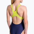 Детски бански костюм от една част arena Light Tricks Swim Pro Back navy/soft green/multi 9