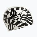 Шапка за плуване arena Reversible Cap open your eyes/black