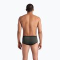 Мъжки боксерки за плуване arena One Low Waist Short Big Logo dark sage/black 3