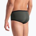 Мъжки боксерки за плуване arena One Low Waist Short Big Logo dark sage/black 5