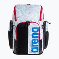 Раница за плуване arena Spiky III 45 l Allover fireflow / white