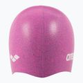 Шапка за плуване arena Silicone Cap pink multi 4