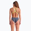 Дамски бански от една част Arena Monogram Challenge Back dark sage multi/artic lime 7