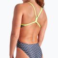 Дамски бански от една част Arena Monogram Challenge Back dark sage multi/artic lime 9
