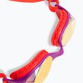 Детски очила за плуване arena Air Jr Mirror yellow copper/plum/bright coral 5