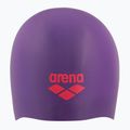 Шапка за плуване arena Long Hair plum/bright coral 3