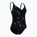 Дамски бански костюм от една част arena Abyss U Back multi black/black 3