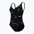 Дамски бански костюм от една част arena Abyss U Back multi black/black 4
