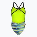 Дамски бански костюм от една част arena Racing Stripe Xcriss Cross black multi/black 2