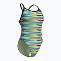 Дамски бански костюм от една част arena Racing Stripe Xcriss Cross black multi/black 3
