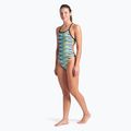 Дамски бански костюм от една част arena Racing Stripe Xcriss Cross black multi/black 6