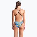 Дамски бански костюм от една част arena Racing Stripe Xcriss Cross black multi/black 7