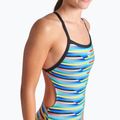 Дамски бански костюм от една част arena Racing Stripe Xcriss Cross black multi/black 8