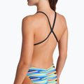 Дамски бански костюм от една част arena Racing Stripe Xcriss Cross black multi/black 9