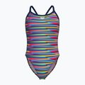 Дамски бански костюм от една част arena Racing Stripe Xcriss Cross navy multi/navy