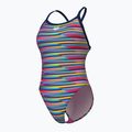 Дамски бански костюм от една част arena Racing Stripe Xcriss Cross navy multi/navy 4