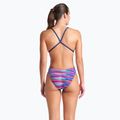 Дамски бански костюм от една част arena Racing Stripe Xcriss Cross navy multi/navy 7