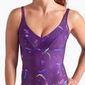 Дамски бански костюм от една част arena Abyss U Back multi plum/plum 8