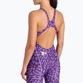 Дамски бански костюм от една част arena Powerskin ST Next LE Open back leopard skin violet 5
