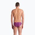 Мъжки слипове за плуване arena Printed Swim Briefs fuchsia multi 6