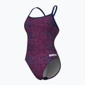 Дамски цял бански костюм arena Snake Skin Challenge navy/team redwhiteblue 4