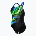 Дамски цял бански костюм Arena Bloom Swim Pro Back Lb multi black/black/blue china 4