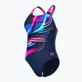 Дамски цял бански костюм Arena Bloom Swim Pro Back Lb multi navy/navy/shocking pink 4
