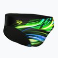 Мъжки слипове за плуване arena Bloom Swim Briefs multi black/black 4