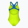 Дамски цял бански костюм Logo Swim Pro artic lime/blue china 2