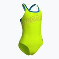 Дамски цял бански костюм Logo Swim Pro artic lime/blue china 3