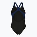 Дамски цял бански костюм Arena Graphic V Back black/navy 2