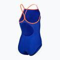 Детски цял бански костюм arena Light Drop Solid neon blue/team orange/team orange 4