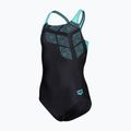 Детски цял бански костюм arena Kikko Swim Pro Back black/water 3