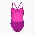Дамски цял костюм за плуване Arena Team Swimsuit Challenge Solid very fuchsia/team green 2
