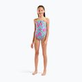 Детски цял бански костюм arena Spring Lightdrop Back water multi/yellow star 6